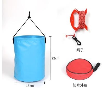 Mini Portable Foldable Bucket For Children'S Painting Washing Pen Circular Washing Pen Bucket Outdoor Fishing Fishing