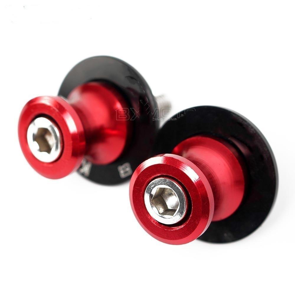 2 X 10mm Motorcycle Swingarm Sliders Spools Safety Anti-crash Protector