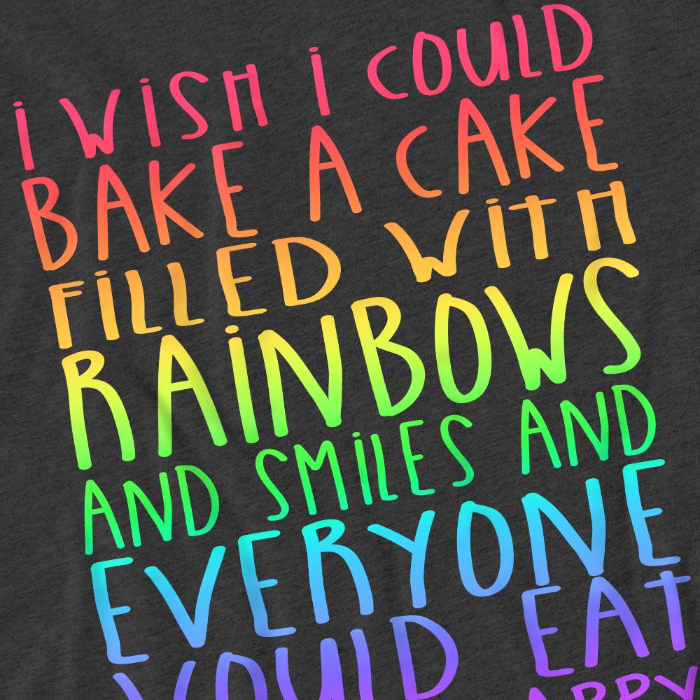 Mean Girls Unisex Adult Rainbows And Cake T-Shirt
