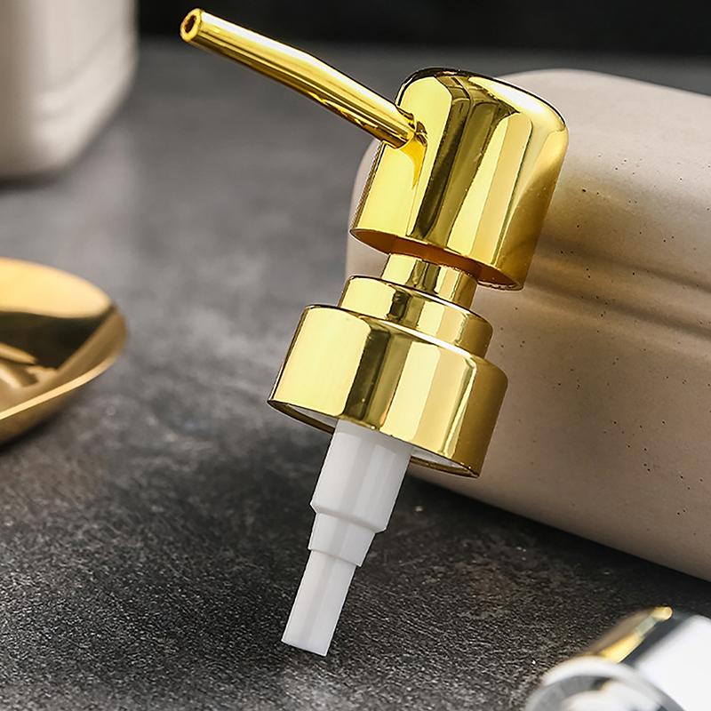 1Set Soap Pump Liquid Pump Head Lotion Dispenser Head Push Type Round Head 28 Thread Bath Bottle Press Nozzle,Abs Lotion Tube