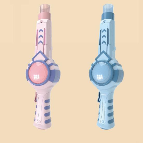 Bubble Machine Automatic Smoke Bubble Blower Rechargeable Elastic Bubble Fog Wand Outdoor Bubble Maker for Kids