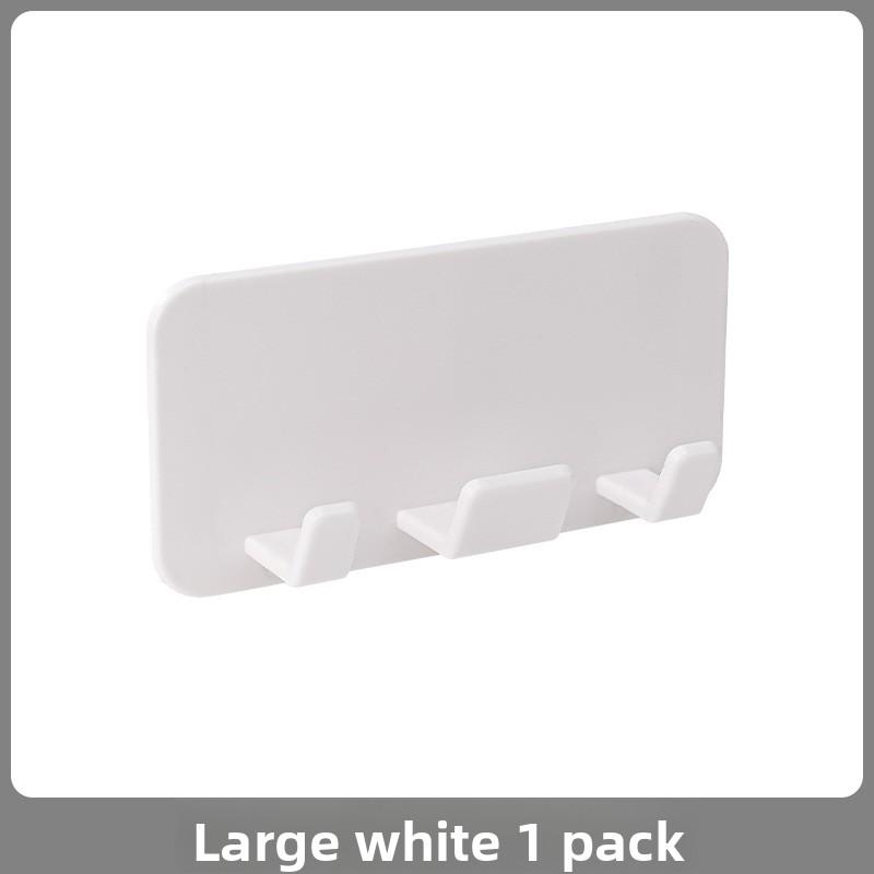 

Клейкие крючки для удлинителя, Настенный органайзер для вилок, Сверхпрочные крючки для укладки кабелей для кухни, ванной комнаты Large белый