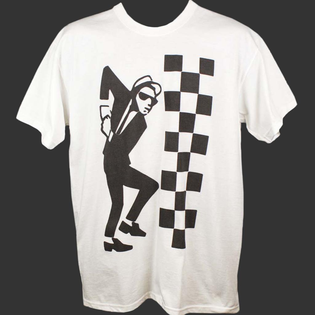 Two-Tone Ska Skinhead Punk T-Shirt Mens Womens Tees Top Unisex S-3XL