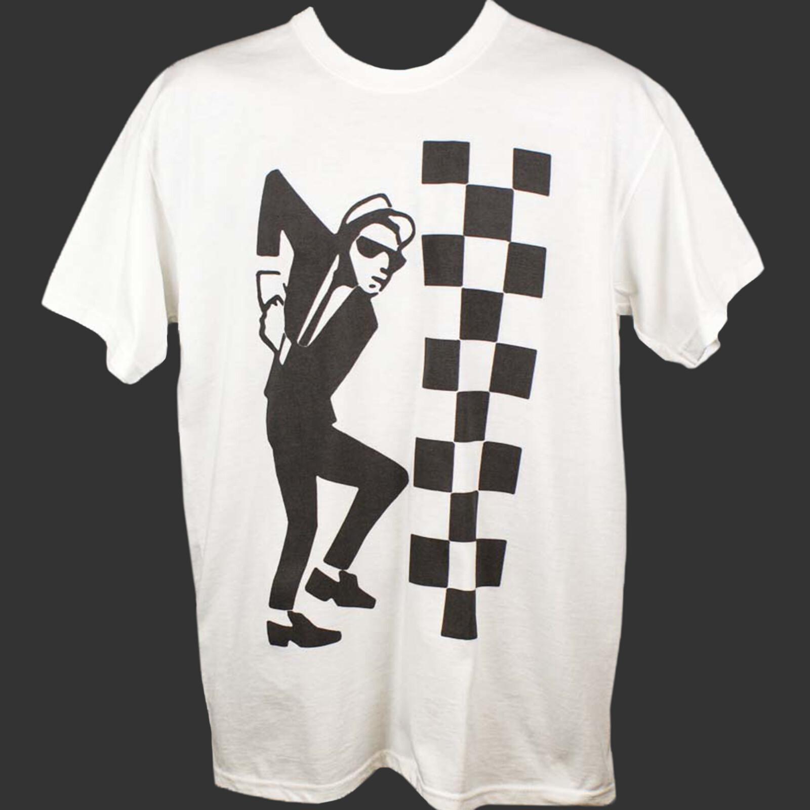 Two-Tone Ska Skinhead Punk T-Shirt Mens Womens Tees Top unisex S-3XL L