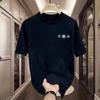 Trendy Brand Short-Sleeved Pure Cotton Men'S Printed T-Shirt Trendy Men'S And Women'S Versatile Round Neck T-Shirt Men'S