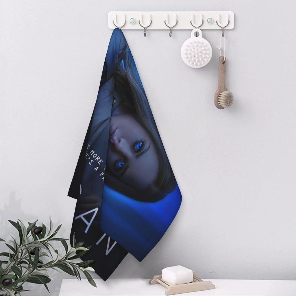 Run From M3Gan Thriller Soft Face Towel Quick Dry Pool Bath Cotton Towels Breathable