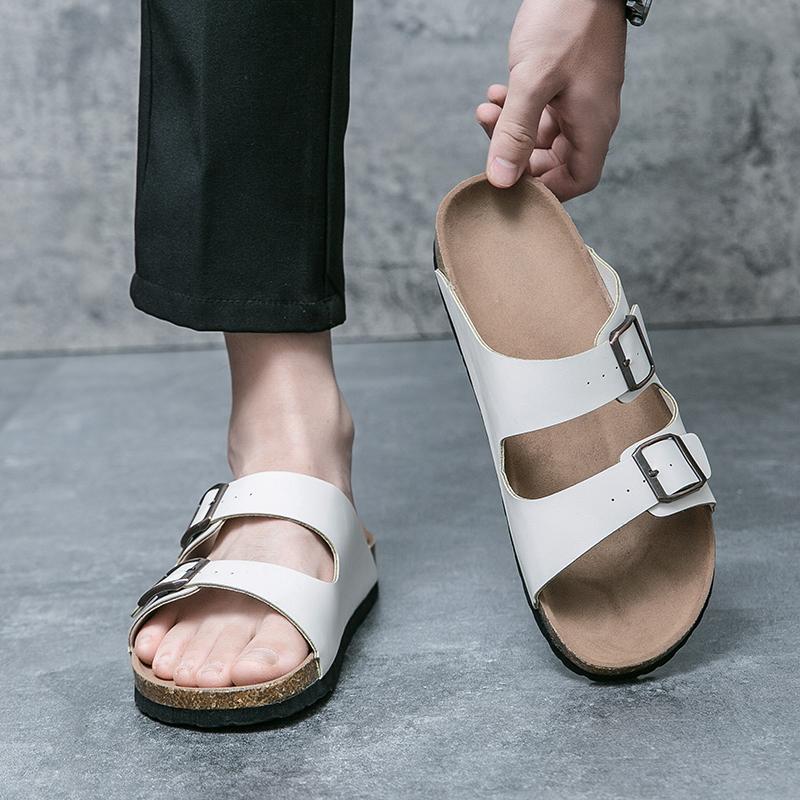 Mode Half Drag Street Persönlichkeit Herrenschuhe Herren Casual Walking Schuh All-Match Flats Strand Hausschuhe Herren Slip-on Schuhe