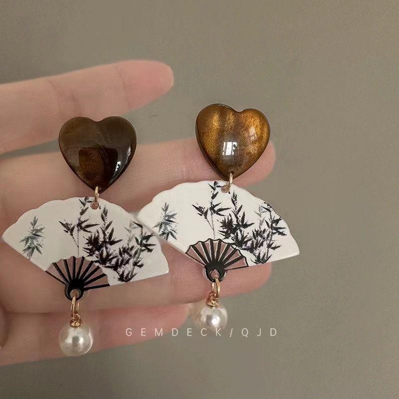 2024 Trendy Colorful Flower Stud Earrings for Women - Summer Fresh Design