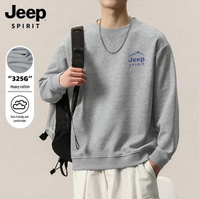 Pánská těžká mikina JEEP SPIRIT s kulatým výstřihem