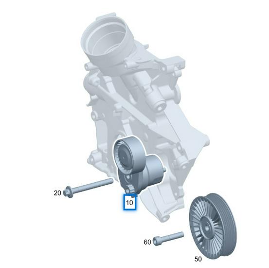 Belt Tensioner for Benchi W274 - Part #2742001270