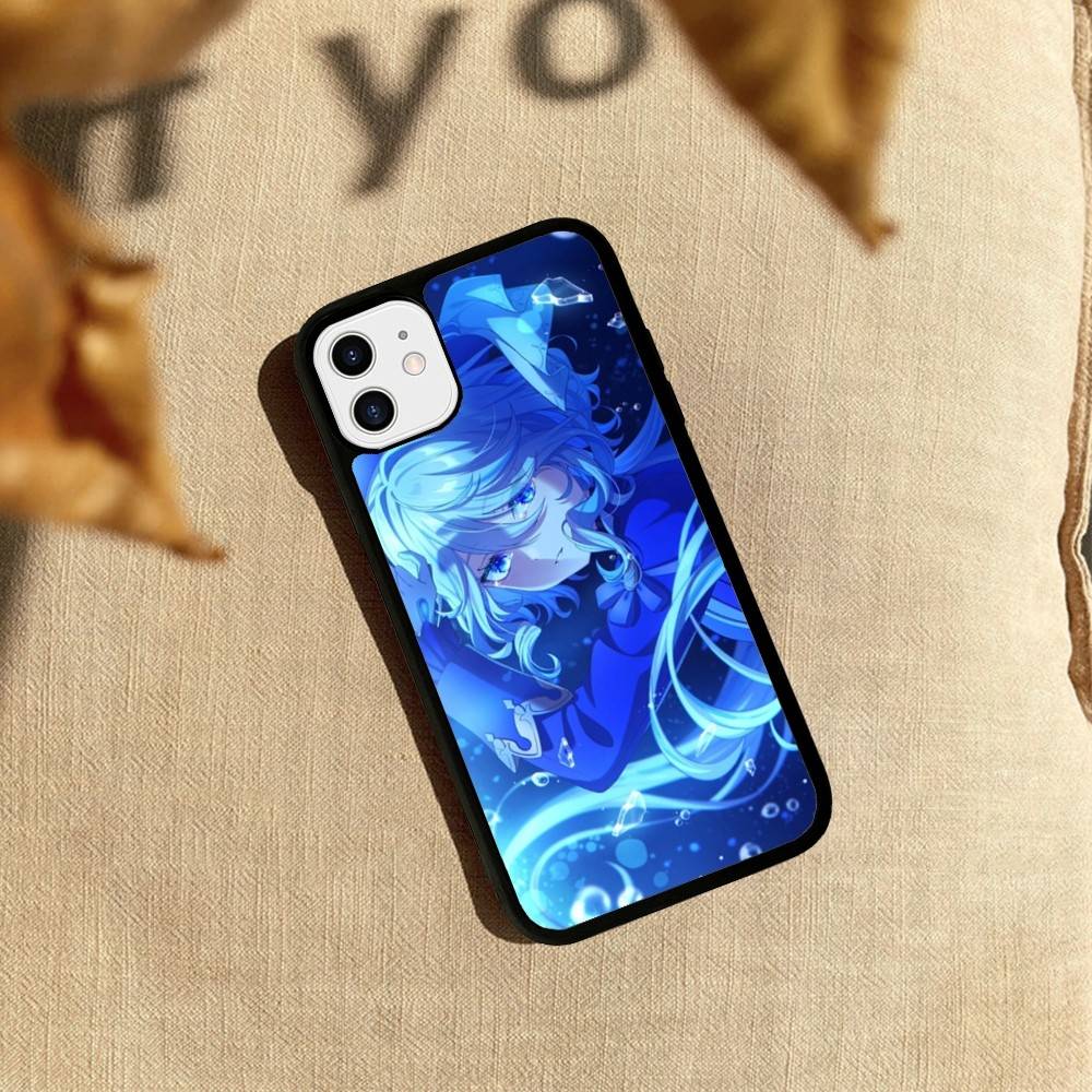 Genshin Impact Furina PC+TPU Phone Case For iPhone 17 16 15 14 PRO MAX 11 12 13 PLUS MINI Cover