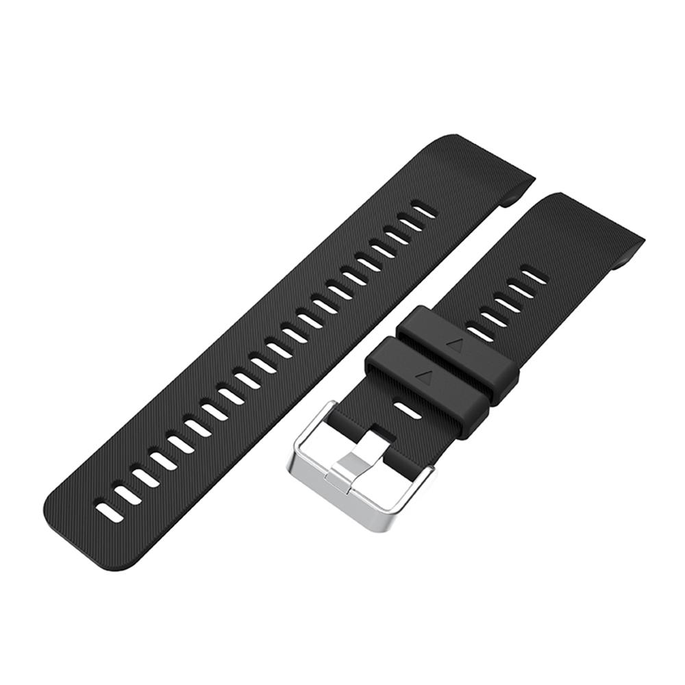 

For Garmin Forerunner 35 Silicone Watch Band Pin Buckle Wrist Strap Grey