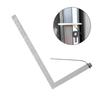 Door Installation Silver Casement Locking Tool Aluminum Locking Tool Accurate Adjustment Easy To Use Precise Positioning