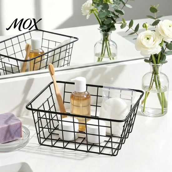 Gouden Gesmeed IJzeren Containers Opbergmand, Scandinavische Stijl Draad Organizer Bak, Grote Kledingkast Kleding Organisatie Bakken Capaciteit Decoratieve Container voor