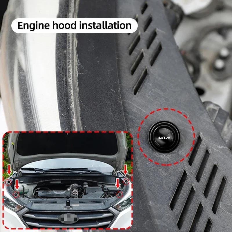 Door Shockproof Silicone Gasket Cushion for Kia Sportage Ceed Picanto Rio ProCeed Niro 5 3 4 K7 K5 K8 K3 Ray K9 LG1