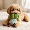 Interactive Puppy Chewing Toys Plush Cauliflower Dog Toy, Squeaky Chew Soft Durable Small Stuffed Toy for And Medium Dogs, Teething Indoor Outdoor Pet