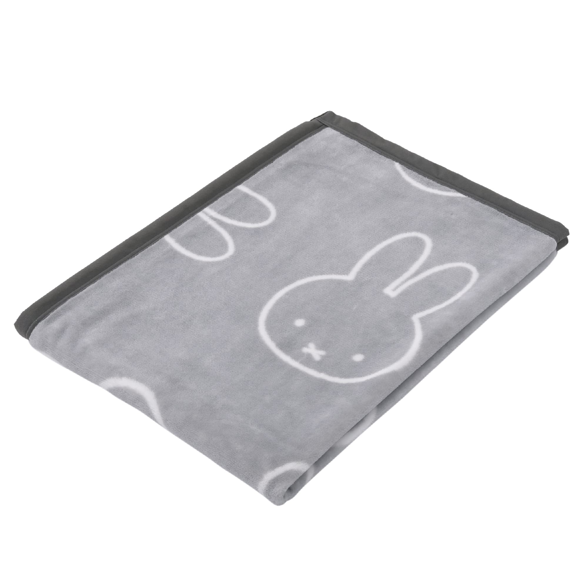 

Nishikawa Miffy Плед на колени 100X70см Стираемый Bruna DB3618 Рисунок лица Сделано в Японии Серый FQ73301003 [Nishikawa] серый