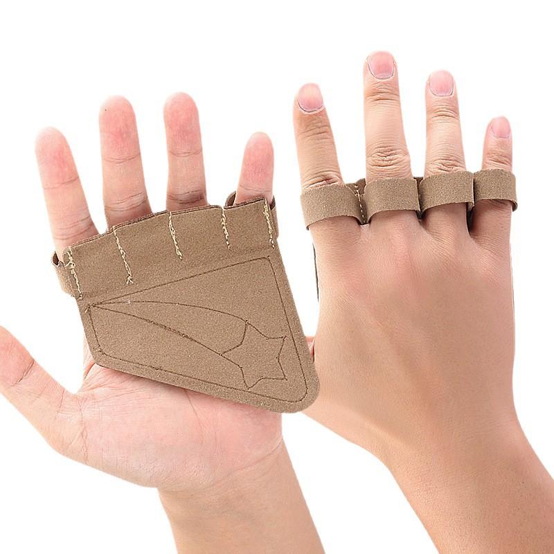 Four-finger Weightlifting Palms for Men and Women, Pull-up Fitness, Horizontal Bars, Anti-skid Palms, Auxiliary Hard Pull Training, Helping Hands
