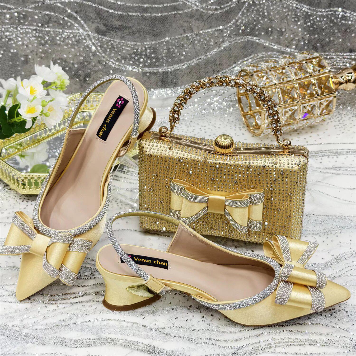 Women`s Rhinestone High Heel Sandals &