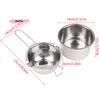 1Pc Stainless Steel Candle Wax Melting Pot for Chocolate Candy Soap Making Kit - Melting Pot for DIY Crafting