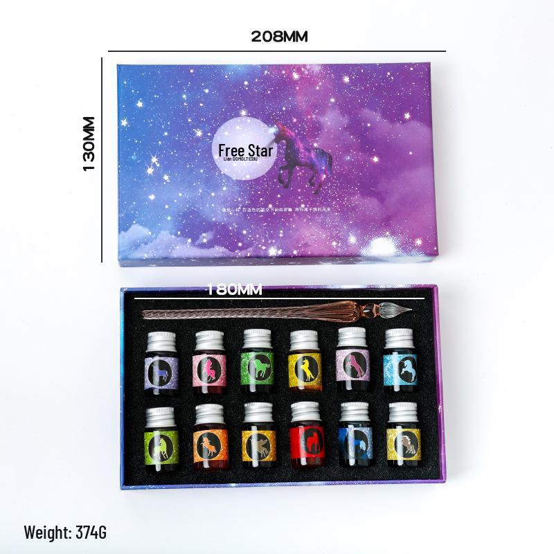 

Набор хрустальных ручек с градиентом «Звездное небо» - Подарок для студентов и бизнеса