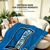 1PC Hertha BSC Custom Name Patterned Flannel Blanket Suitable For All Seasons for Home Decor Warmth and Comfort Gifts Holiday Present