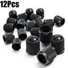 Tyre Valve Dust Caps Valve Stem Covers Plastic Tire Caps With O Rubber Ring For Car, Motorbike, Trucks, Bicycle  Airtight Seal