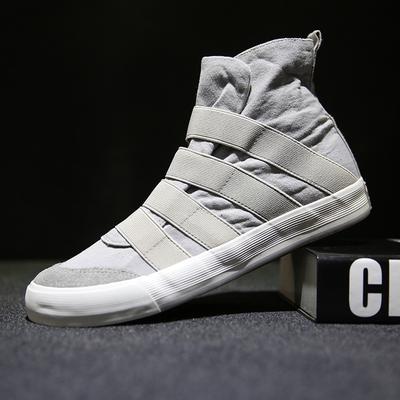 Herren Canvas Schuhe Luxus Trainer Mode atmungsaktiv Schnür-Sneakers Frühling Lässig Marke High-TOP Outdoor Flats Herrenschuhe M115
