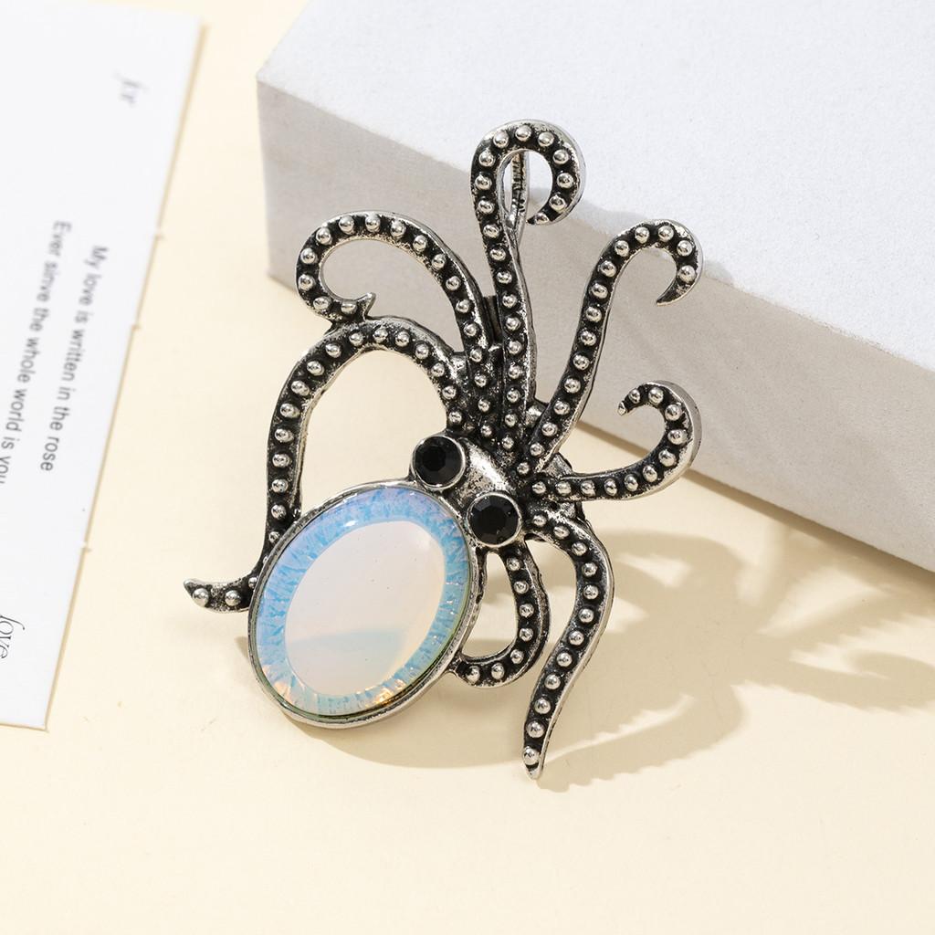 Shell Octopus Brooch Pendant For Diy Jewelry Making And Gift Crafts