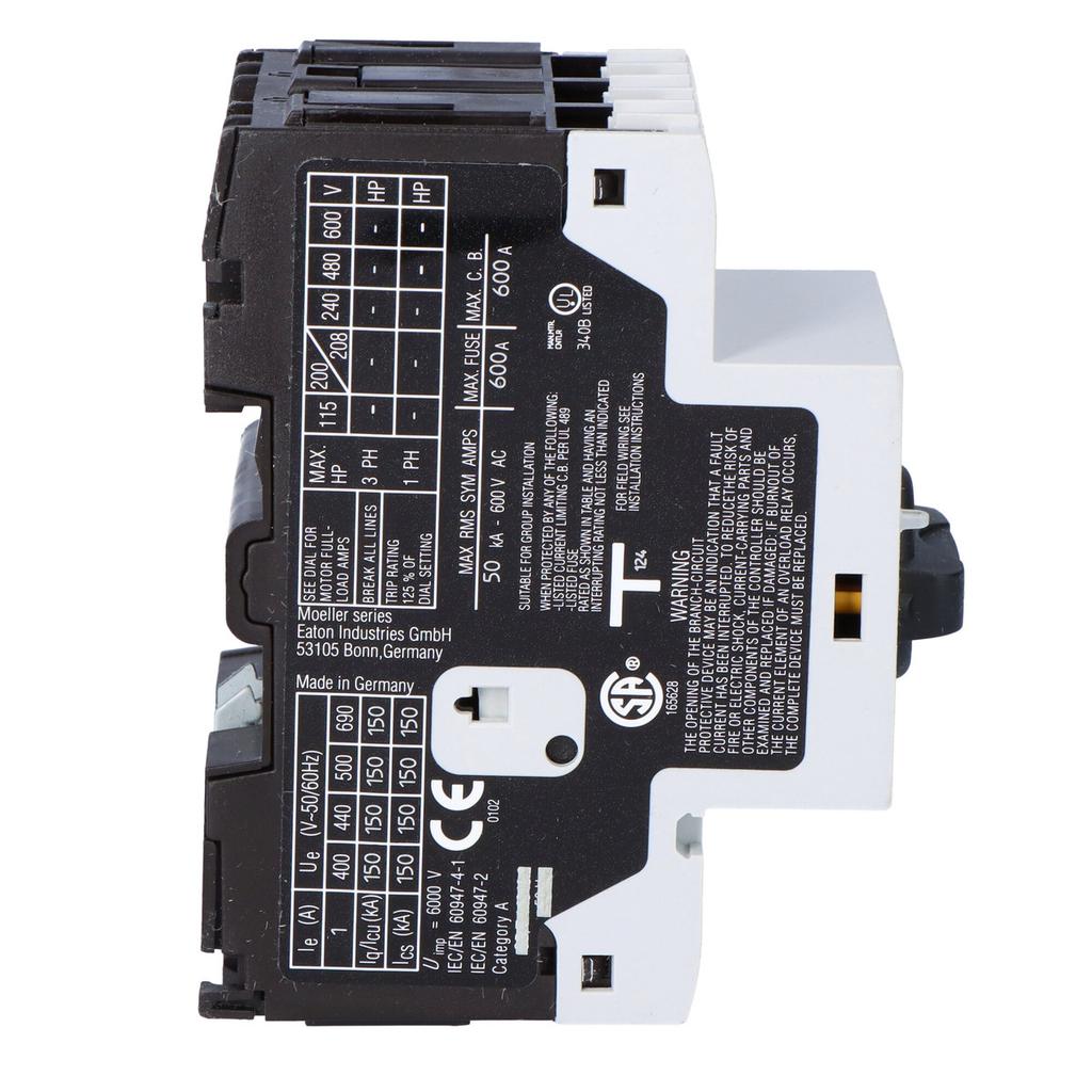 Motor circuit breaker PKZM0,Ir=0.63-1A PKZM0-1-EA