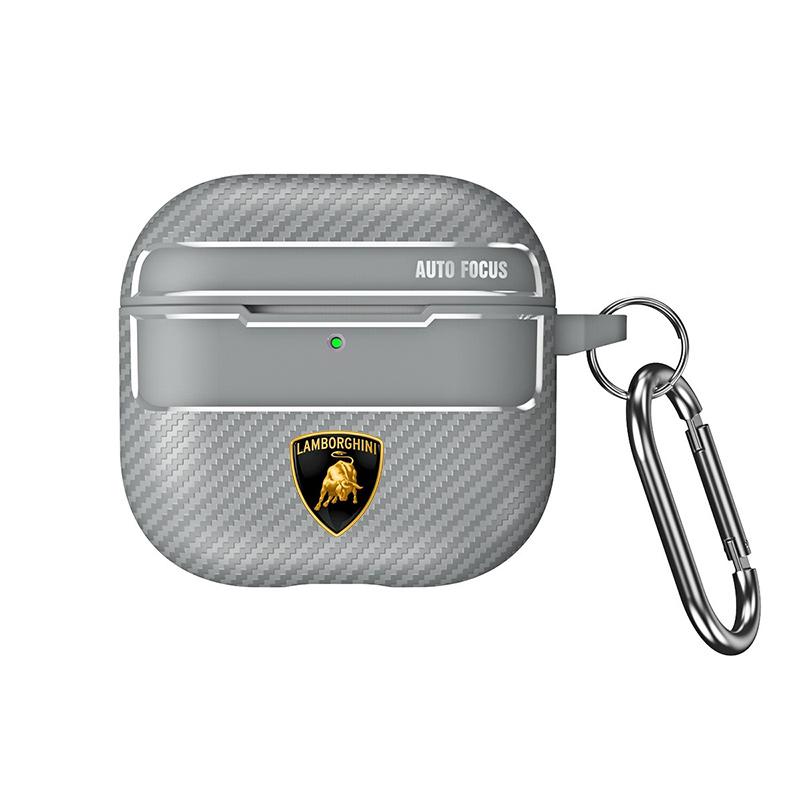 Soft Earphone Case For Apple AirPods 4 2024 Cover for Airpod Pro 1 2 3 4th With keyring For Lamborghini URUS Huracan Aventador EE4
