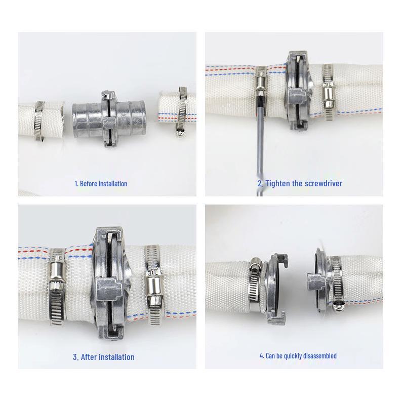 Miling Aluminum Hose Pipe Quick Connector