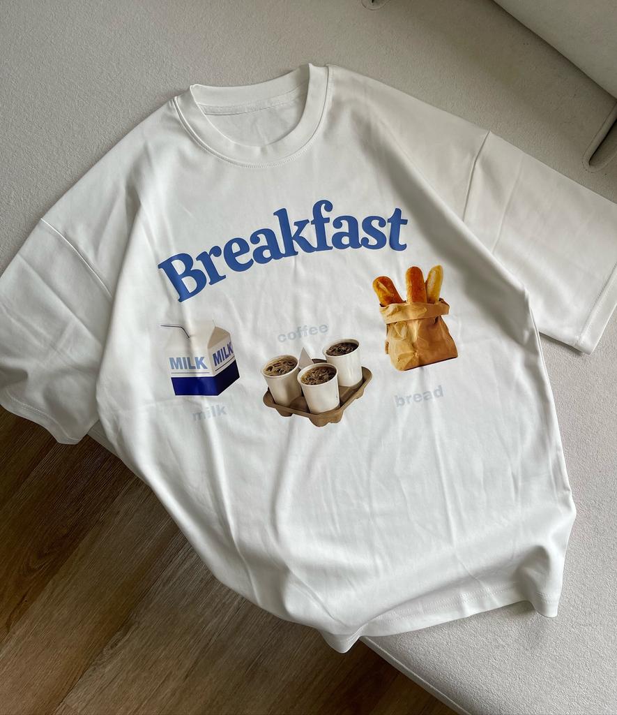 Y2k Harajuku Gothic Breakfast Graphic T Shirts Oversized Tops Couples Streetwear Clothes Goth Summer Casual Women Clothing