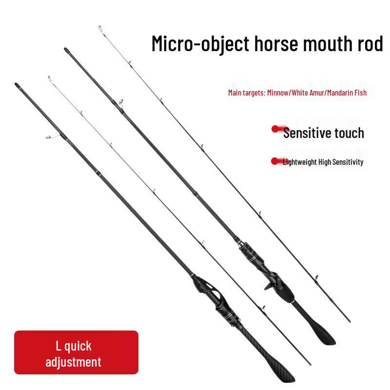 Tinplate Medium Fast Fishing Rod - Straight Handle/Pistol Grip Lure Rod