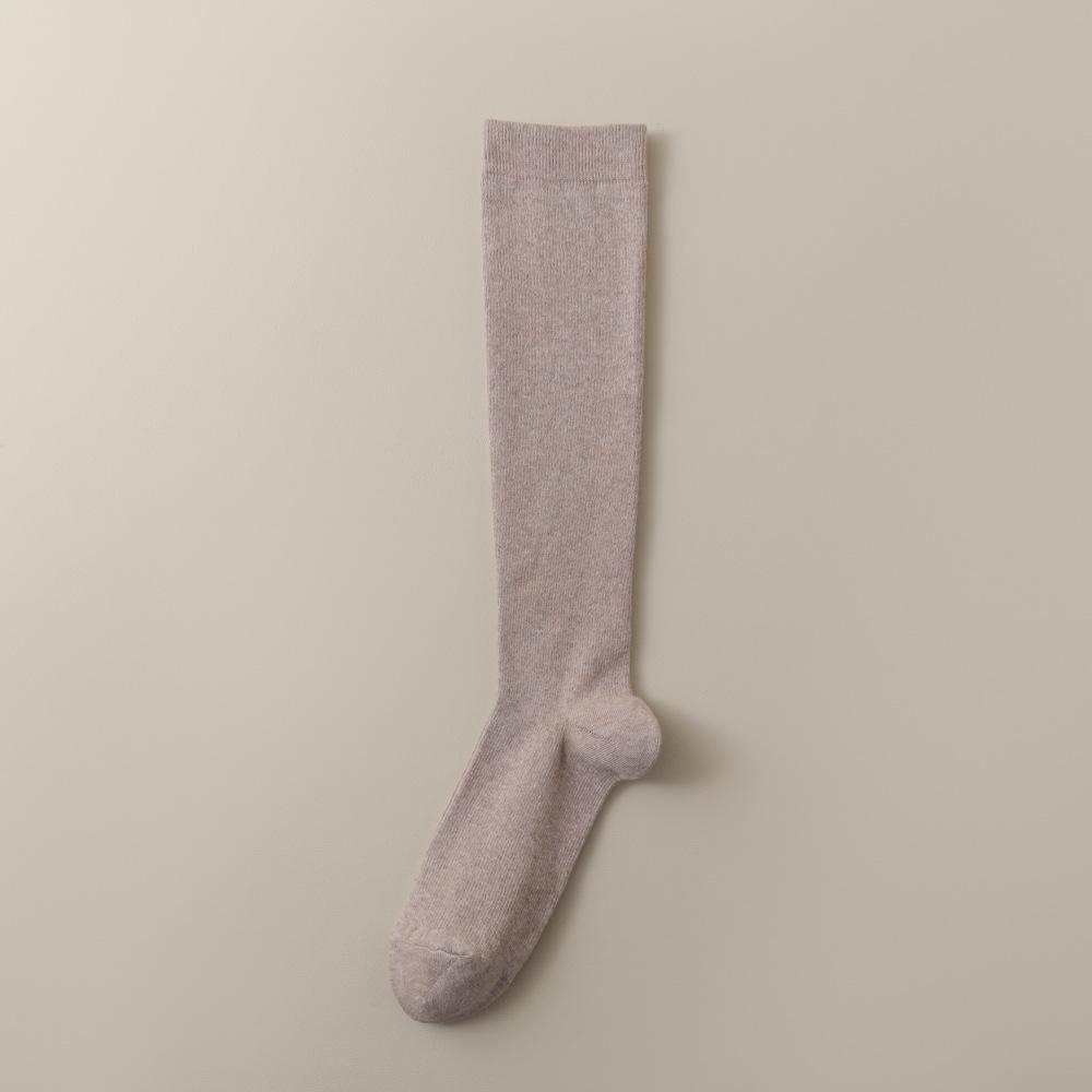 Pressure Slimming Leg Calf Socks for Women, Spring and Autumn, Long Thigh-high Black Mid-calf Socks