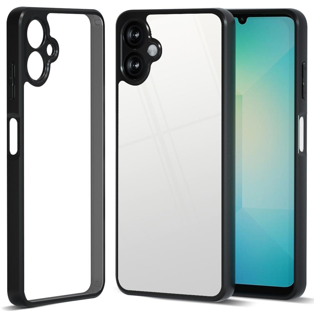 IBMRS For Samsung Galaxy F06 5G/M06 5G Case Soft TPU Frame Hard PC Back Anti-Fall Phone Cover