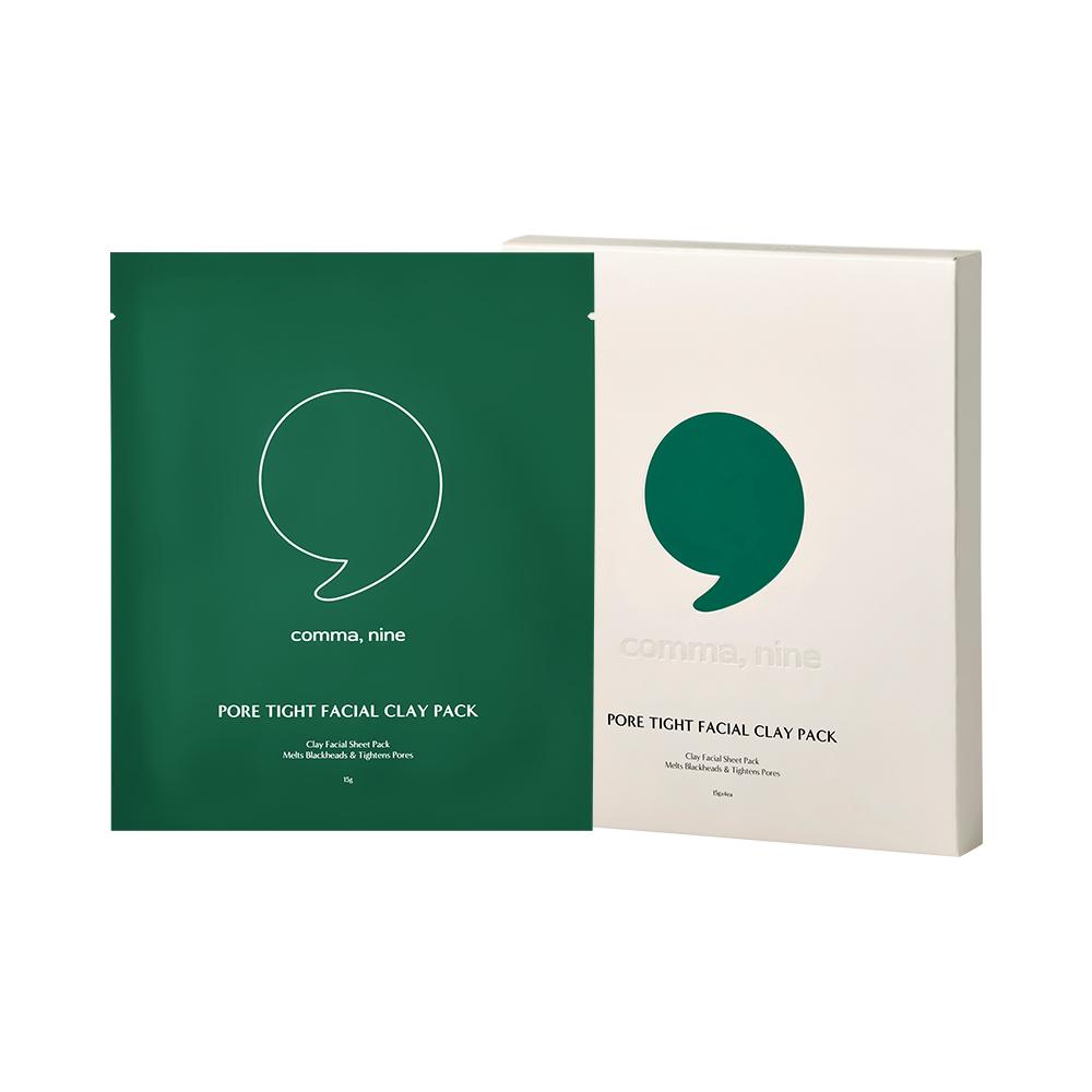 Commanine Pore Tight Facial Clay Pack 4 Sheets