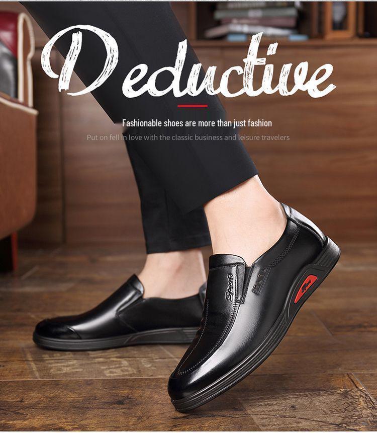 Libelle Herren Echtleder Slipper Lässige Sommerschuhe - Weiche, Atmungsaktive Sohle