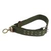 Cow Collar Adjustable 4 Layer Canvas Calf Collar with 2 Rows Metal Buckle for Horse Sheep Cattle Dog