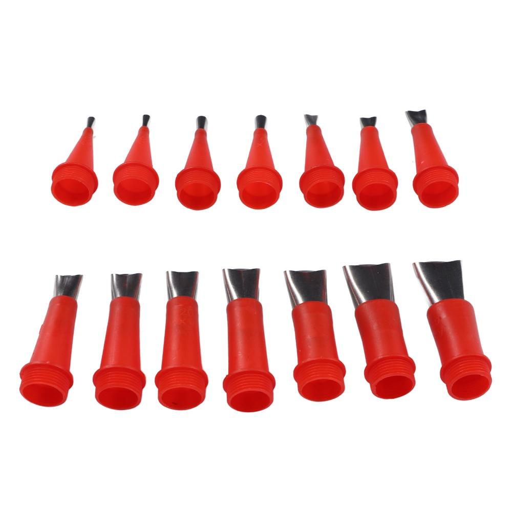 20PCS Stainless Steel Caulking Nozzle Tips Caulking Tool Kit  for Sealant Application