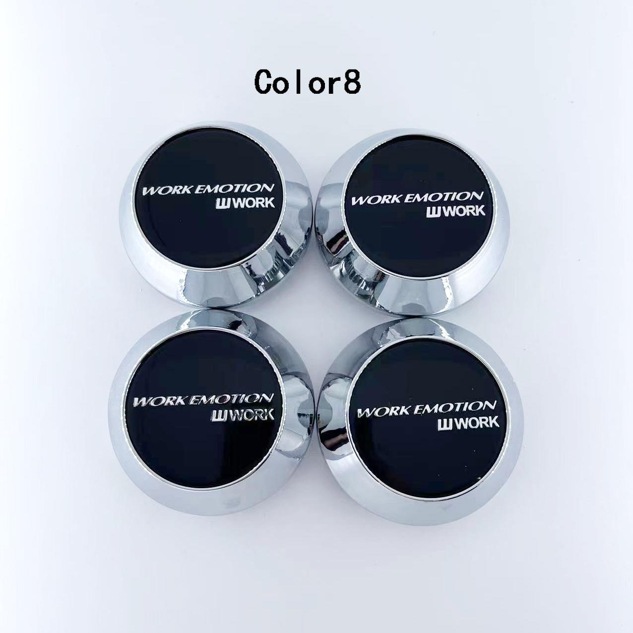 

4 шт./лот 65 мм 8 цветов колпачки центра колеса автомобиля для WORK EMOTION WHEEL эмблема логотип аксессуары для стайлинга автомобиля