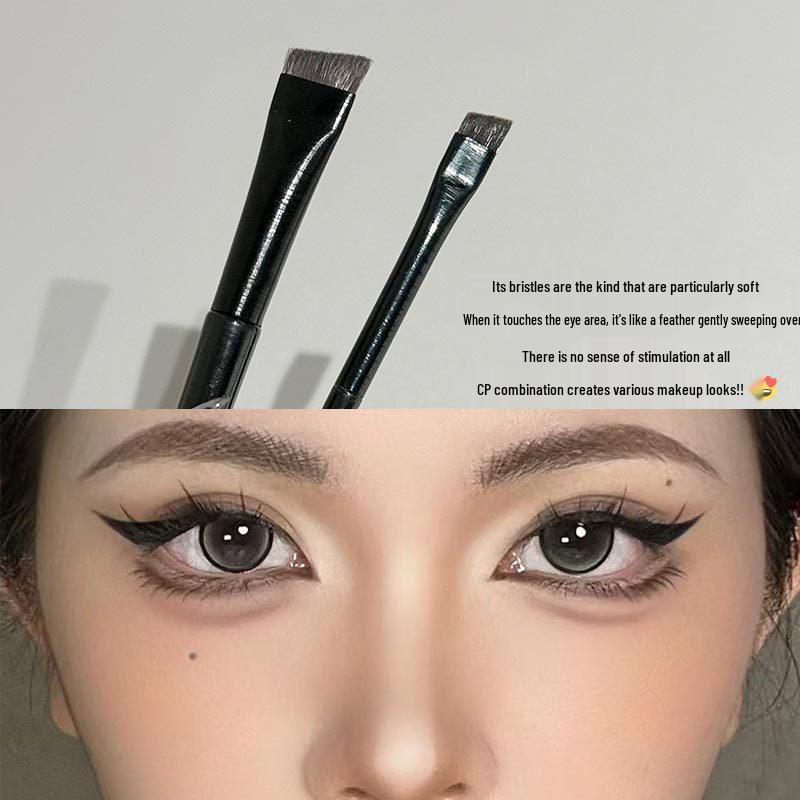 Eye Makeup Brush Set: Precision Eyeshadow, Inner Corner, Under-Eye Bag, Eyeliner, Outer Corner.