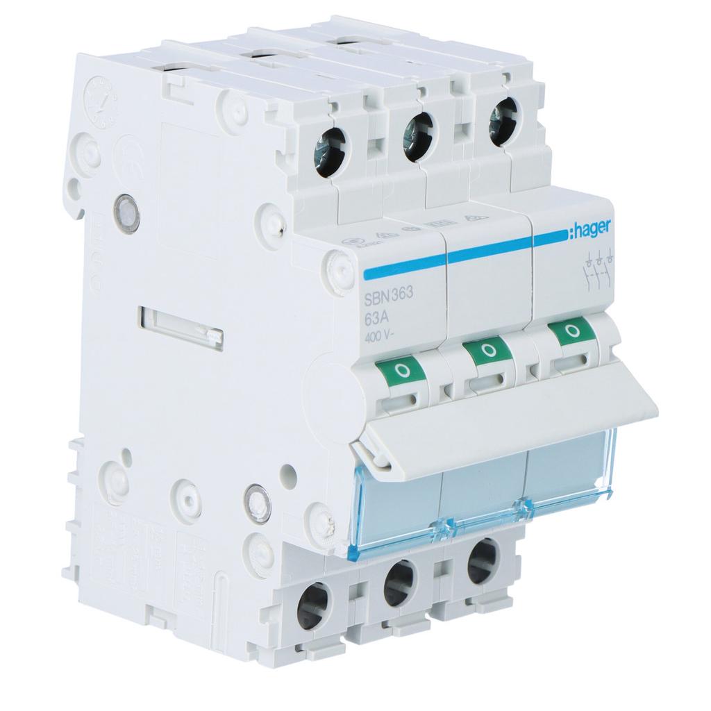 Modular Switch Disconnector 3P 63A 400VAC