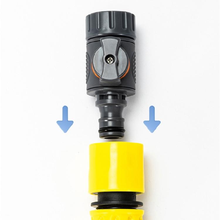 Leakproof Plastic Garden Hose Fitting Quick Connector Valves with Switch Easy Installation for Professional Gardeners