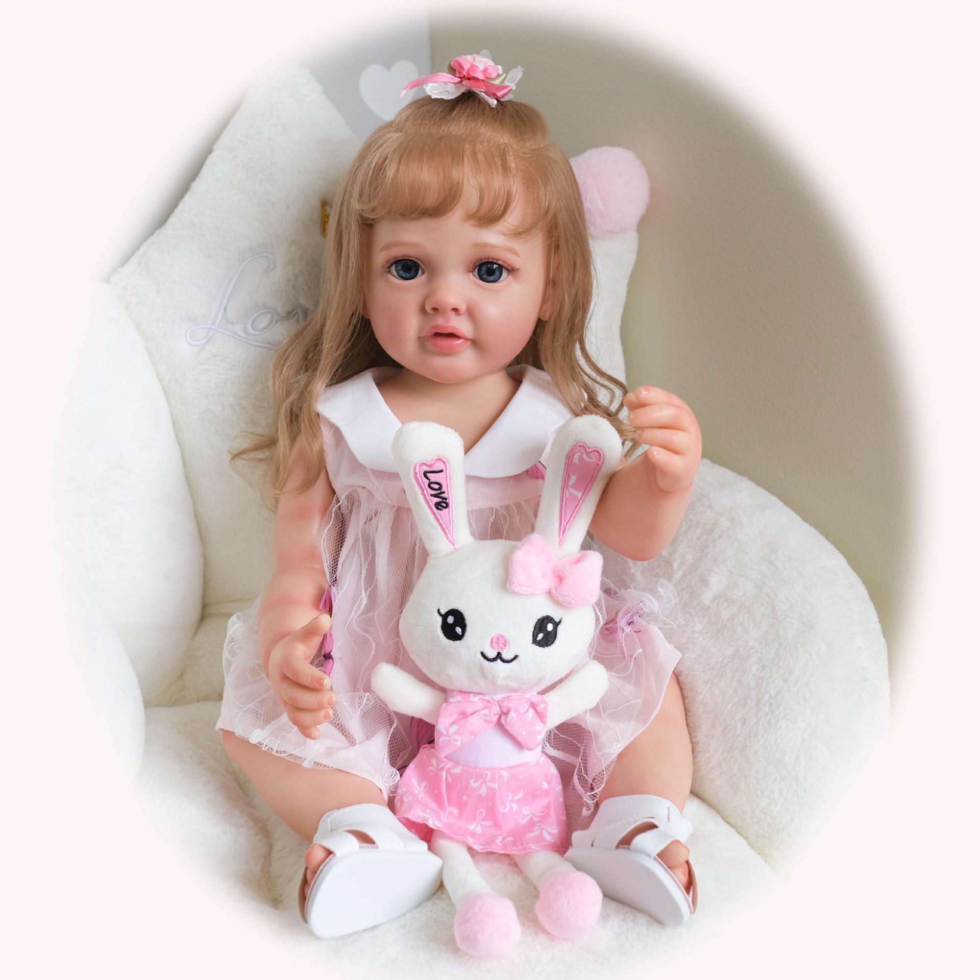 55cm Realistic Silicone Reborn Doll - Hand-Painted Betty Yes