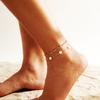 Stainless Steel Imitation Pearl Anklets for Women Gold Color Chain Ankle Bracelet Anklet Summer Beach Jewelry Accessories Gift
