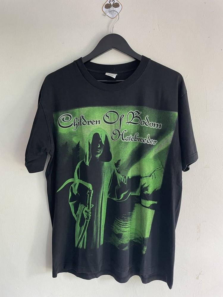 Children Of Bodom Hatebreeder Rock Band Black Unisex Tshirt S5XL KH11971 Unisex T-Shirt XXXXL