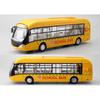 Car 132 Model Alloy Diecast Bus With Lights Sound For Decoration Gifts Kids
