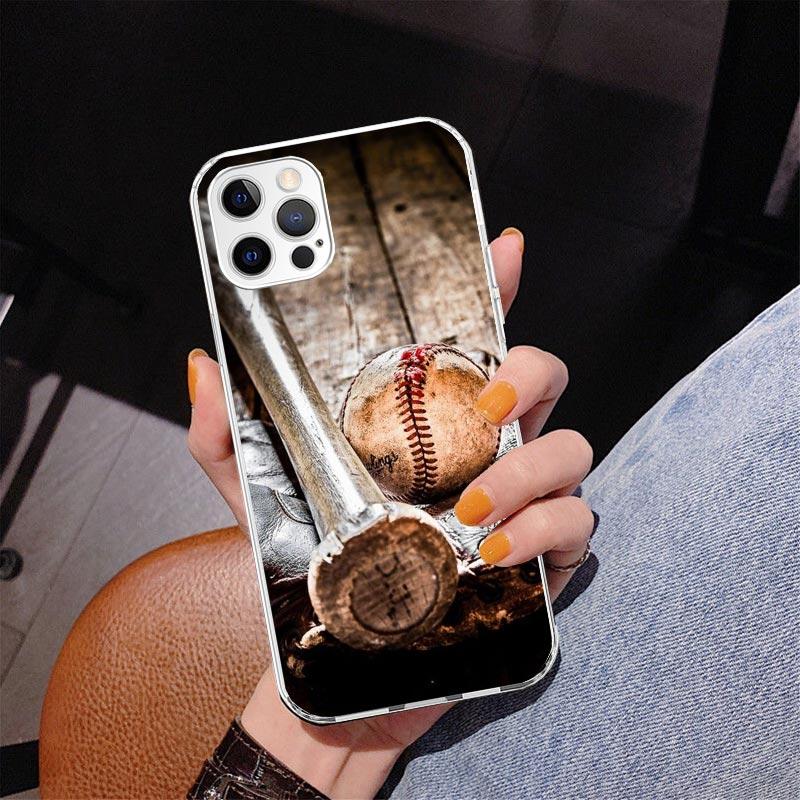 Baseball Sport Phone Case For iPhone 17 Air 16 Pro Max 16E 15 + 14 Plus 11 12 13 Mini 7 8 SE Gift Print Cover Fundas 17 Air 16 P
