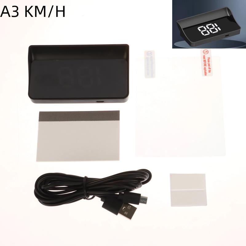 

Автомобильный Универсальный HUD Проектор Спидометра Цифровой Километры в час Мили в час Большой Шрифт Измеритель Скорости Дисплей Авто Электронная Деталь A3